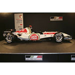 Manufactured exclusively by Minichamps, this 143 scale replica of Takuma Satos 2005 BAR