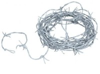 Unbranded Barbed Wire 3.7m Garland - Silver New Look