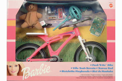 Barbie Pack N Go Bike