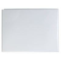 Dimensions: (L)700mm, Colour: White, Use with the Barcelona Straight Acrylic Bath - available to