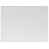 Bath end panel - Approximately (L)690 mm, Colour: White