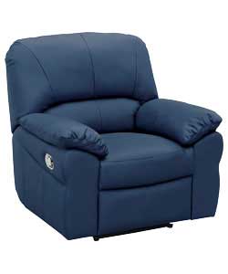 Bari Reclining Chair - Blue