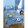 Official Bart Simpson Soccer Star rotary single duvet cover set made from 50 cotton and 50 polyester