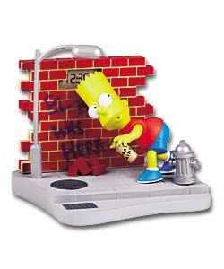 Bart Simpson Talking LCD Alarm Clock