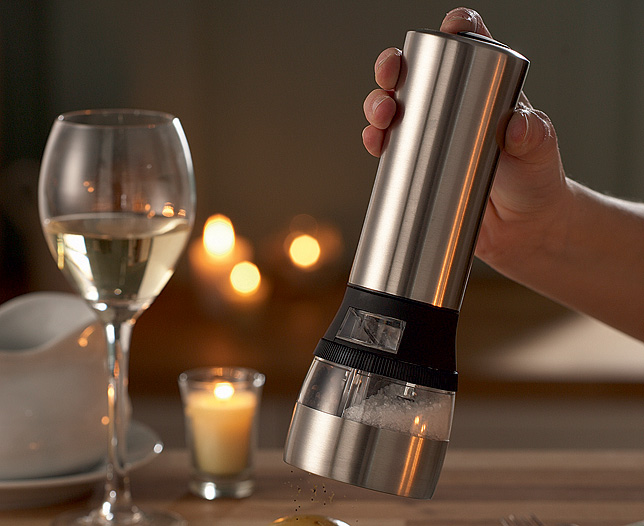 Unbranded Battery Operated 2 in 1 Salt and Pepper Mill