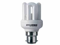 Lightweight compact bulb with built in quick start electronic control gear.Up to 6000 hoursSix times