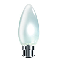 Unbranded BE00200 - 60 Watt Opal BC Candle Bulb