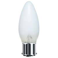 Unbranded BE00300 - 60 Watt Frosted BC Candle Bulb