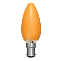Unbranded BE00320 - 40 Watt Amber SBC Candle Bulb