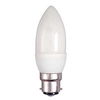 Unbranded BE00760 - 7 Watt Warm White BC Candle Bulb