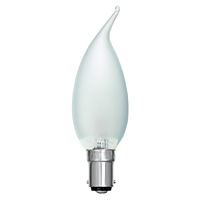 Unbranded BE00836 - 25 Watt Satin Bent Tip SBC Candle Bulb