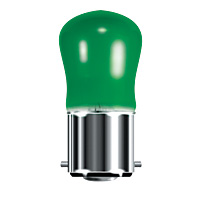 Unbranded BE02560 - 15 Watt Green Pygmy BC Bulb