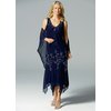 Unbranded Beaded Dress With Stole