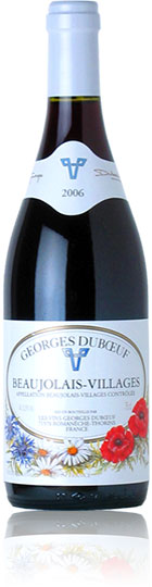 This wine comes from the 39 superior villages of Beaujolais and is a triumphant blend by master wine