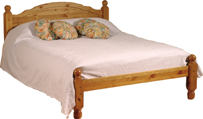 4FT 6IN CLASSIC DOUBLE BED WITH A LOW FOOT END.ALSO AVAILABLE IN 5FT