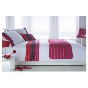 Unbranded Bed in a Bag Double Pleats Rapsberry