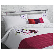 Unbranded Bed in a Bag King Contemporary Floral Red