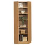 Beech Library Bookcase Range - Corner Bookcase