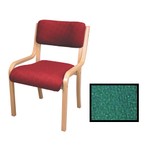 Beech Stacking Side Chair-Green