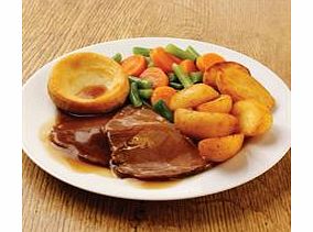 Unbranded Beef with Roast Potatoes