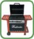 No-nonsense triple-roaster gas fired barbecue ..