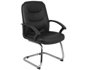 Unbranded Beggio executive leather visitor chair