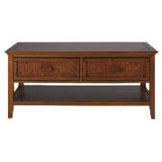Unbranded Belize 2 drawer Coffee Table, dark finish