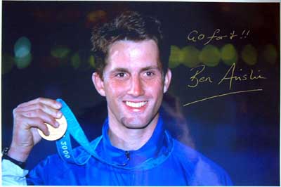 Unbranded Ben Ainslie signed Sydney Olympics photo