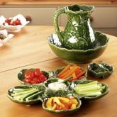 Unbranded Cabbage Dip Dish and Spoon