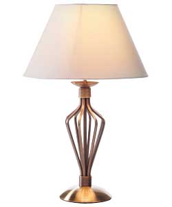Unbranded Cage Table Lamp - Antique Brass
