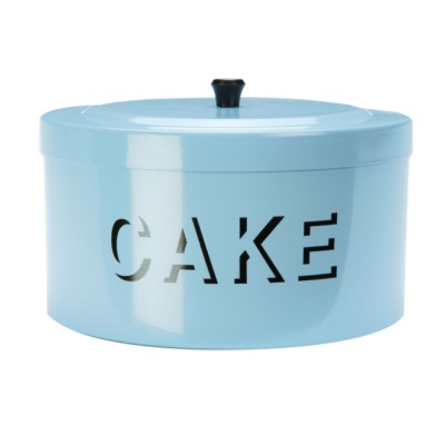 Cake Tin in Pastel Blue 21dia  x 10 cm highMade in the UK - not imported