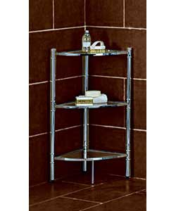 Steel and chrome finish.Size (W)49, (D)35.5, (H)78cm.Tube, framework and glass included.Complete wit