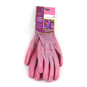Unbranded Camelot Ladies Gardening Gloves  Pink Size Small