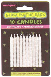 Candles - Glow in the dark spiral