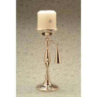 Candlestick Snuffer and Candle
