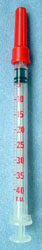 For use with U-40 Caninsulin Only. Available in 0.5ml  1ml and 2ml.