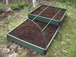 This strong canopy support is designed to fit the raised bed kit (GF2165). If inserted 15cm into the