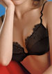 The Caprice underwired bra from Lejaby is half lin