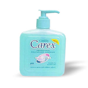 Cussons Carex Hand Wash removes dirt, germs and stubborn odours in a single hand washing.  No other 