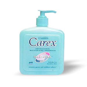 Cussons Carex Hand Wash removes dirt, germs and st