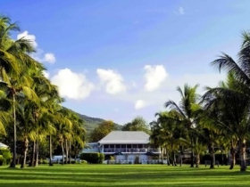 Unbranded Caribbean beach resort in St Kitts and Nevis