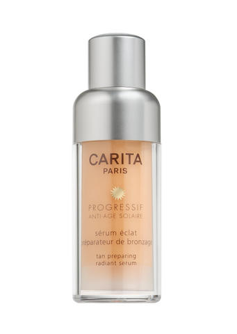 It awakens the skin's vital functions before exposure to the sun, triggers the pigmentation