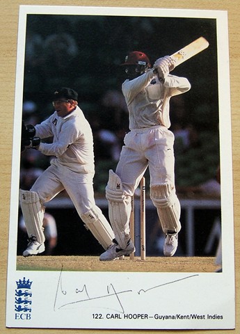 Signed in black pen by the former West Indian captain and batsman. Certificate of Authenticity no