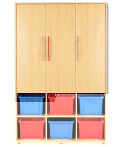 Carnival 3 Door Storage Robe