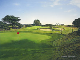Unbranded Carnoustie 12th Hole Limited Edition Golf Print
