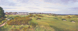 Unbranded Carnoustie Limited Edition Golf Print by Donald