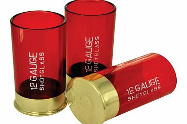 Cause a stir at any event and fire off a few shots with these 12 Gauge Cartridge shot glasses. Whether you choose Vodka, Tequila or Gin, load up your barrels, and you are sure to have a blast. Excellent 18th birthday gift idea. They hold approximatel