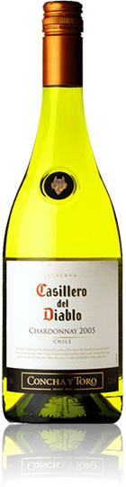 Unbranded Casillero del Diablo Chardonnay 2006 /2007 Casablanca Valley (75cl)