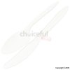 Unbranded Catering Cream Assorted Plastic Knives, Forks