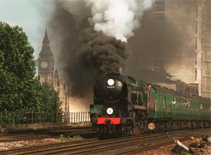 Unbranded Cathedrals express steam train experience